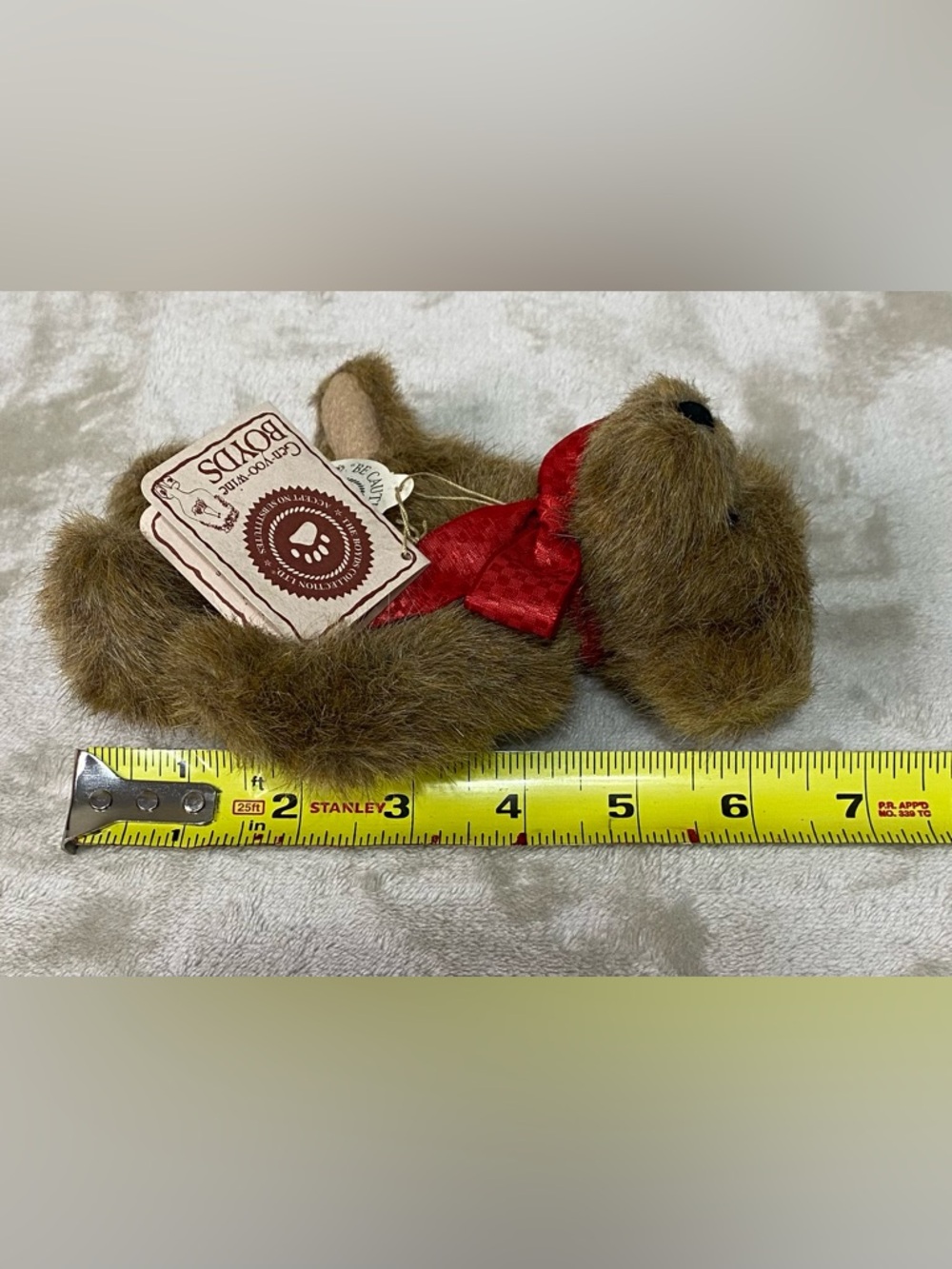Chester B. Bearsworth Jointed 6.5” Boyds Bear Archive Collection Vintage 5725305 - Picture 12 of 13